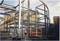 Pumping station steelwork